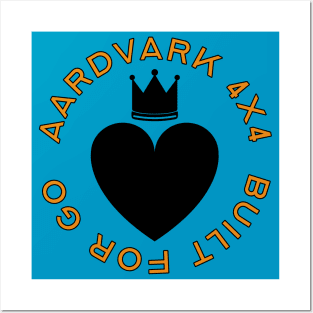 AARDVARK4x4 - HEART AND CROWN Posters and Art